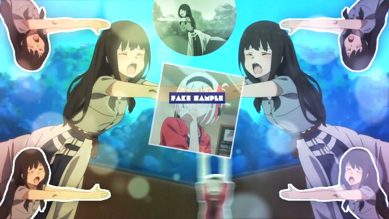 さかなとチンアナゴの平原